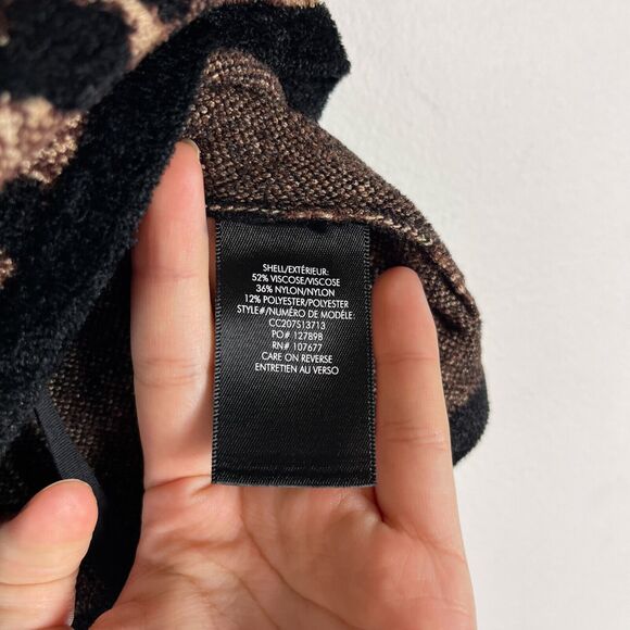 Alice + Olivia NWT Daryn Sleeveless Leopard Print Tank Size XL - Picture 5 of 6